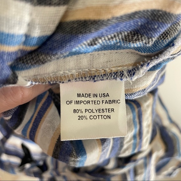 Drew by Anthropologie Blue Stripped Jumpsuit Size XS - Picture 7 of 7